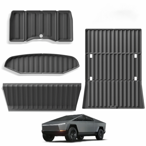 All Weather TPE Floor Mats Cargo Liners Set for Tesla Cybertruck - Image 22