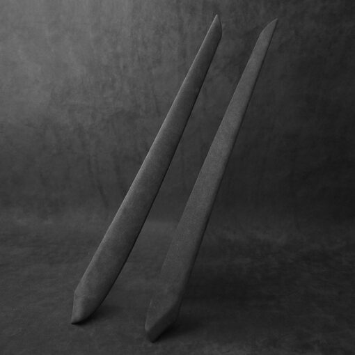 Alcantara Interior Front Door Trim Panel Caps (2 PCS) for Tesla Model 3 (2021-2023) and Model Y 2023-2024 - Image 4