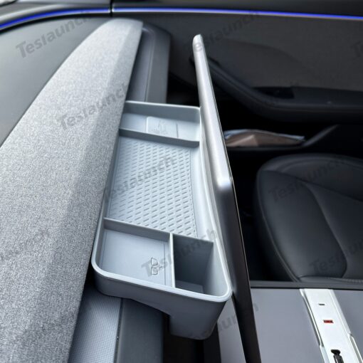 ETC Bracket Tray Dashboard Screen Rear Silicone Storage Box for Tesla Model Y Juniper 2025+ - Image 5