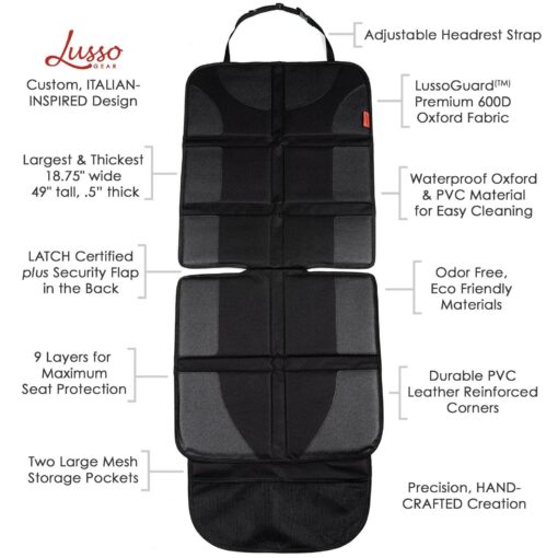 Rear Car Seat Protector For Baby Car Seat - For All Tesla S/X/3/Y/Cybertruck - Image 3