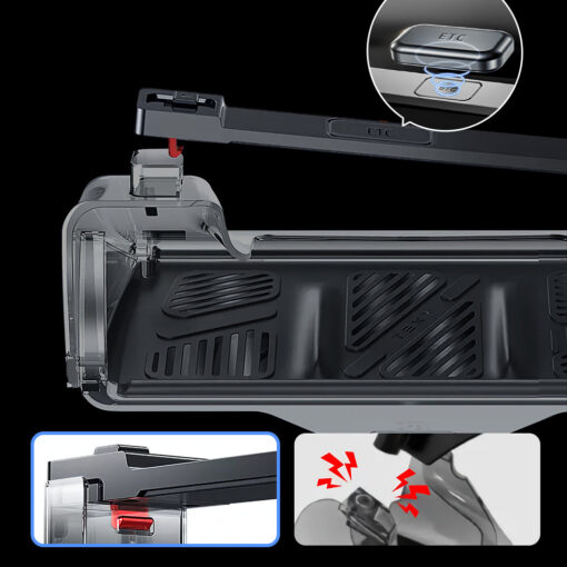 Model 3/Y Hidden Foldable Central Control Screen Lower Storage Box for Tesla - Image 11