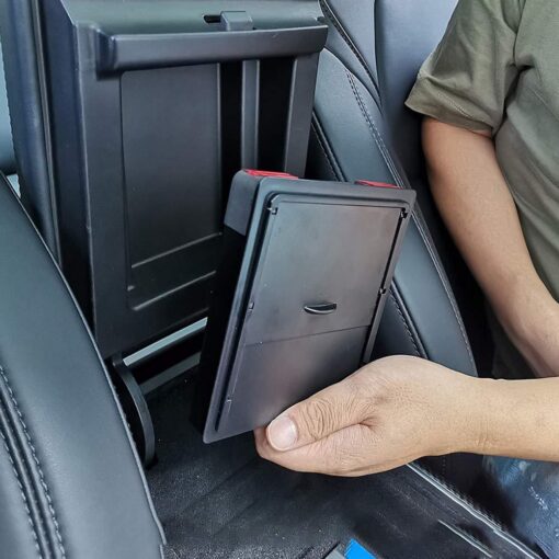 Center Console Organizer Armrest Hidden Storage Box For Tesla Model 3 / Y (2017-2023) - Image 3