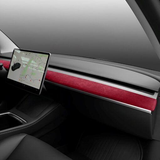 Alcantara Dashboard Cover Cover For Tesla Model 3/Y (2017-2023) - Image 5