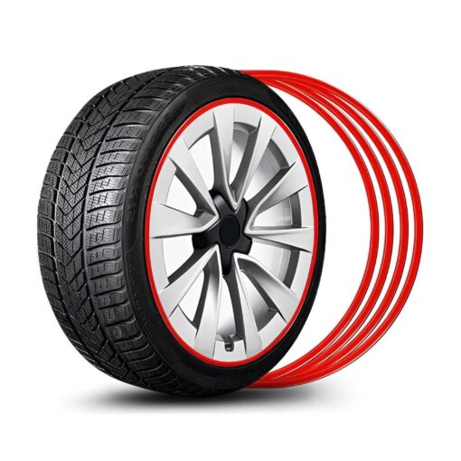 Aluminum Alloy Wheel Rim Protector- Fits All Cars (4pcs） - Image 15