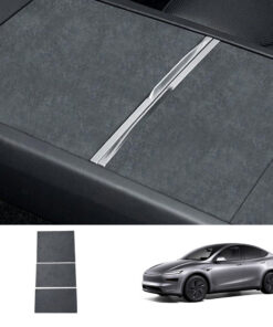 Alcantara Center Console Sticker Cover for Tesla Model Y Juniper 2025+