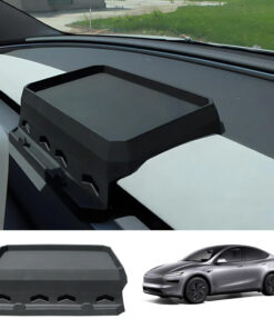 Silicone Dashboard Tissue Tray Hidden Storage Box for Tesla Model Y Juniper 2025+