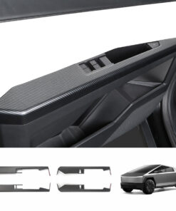 Front & Rear Door Armrest Overlays Covers (Carbon Fiber Pattern ABS) for Cybertruck (4 PCS)