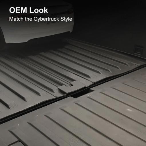 All Weather TPE Floor Mats Cargo Liners Set for Tesla Cybertruck - Image 4