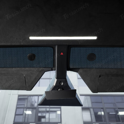 Upper Front Windshield Sunshade Mesh Sun Visor for Cybertruck (2 Pcs) - Image 7