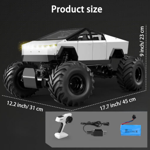 Cybertruck 1:8 Scale Remote-Controlled Car - Image 9