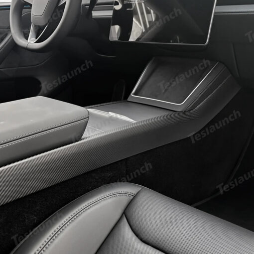 [Real Carbon Fiber] Center Console Side Interior Trim Panel for Tesla Model Y Juniper 2025+ - Image 6