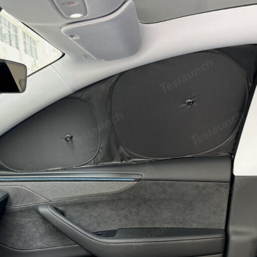 Privacy & Thermal Insulation Sunshade Curtains for Tesla Model Y Juniper 2025+ - Image 6