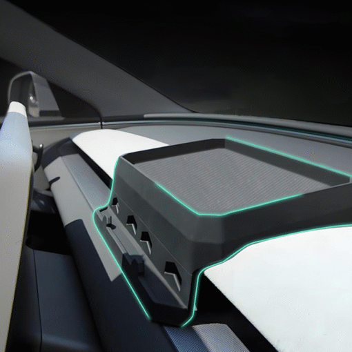 Silicone Dashboard Tissue Tray Hidden Storage Box for Tesla Model Y Juniper 2025+ - Image 3