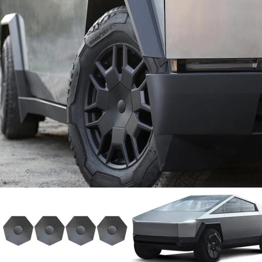 Heptagonal Center Hub Caps Lug Nut Covers for Cybertruck (4 Pcs)