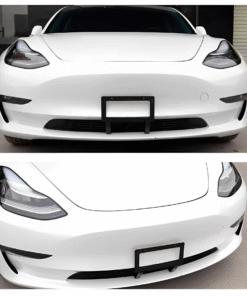 No Drill Model 3/Y Front License Plate Frame for Tesla- NO Adhesives, Quick Install