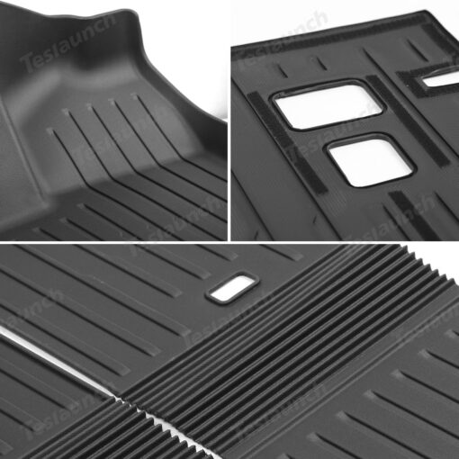 All-Weather TPE Floor Mats & Cargo Liners Set for Tesla Model Y Juniper 2025+ - Image 7
