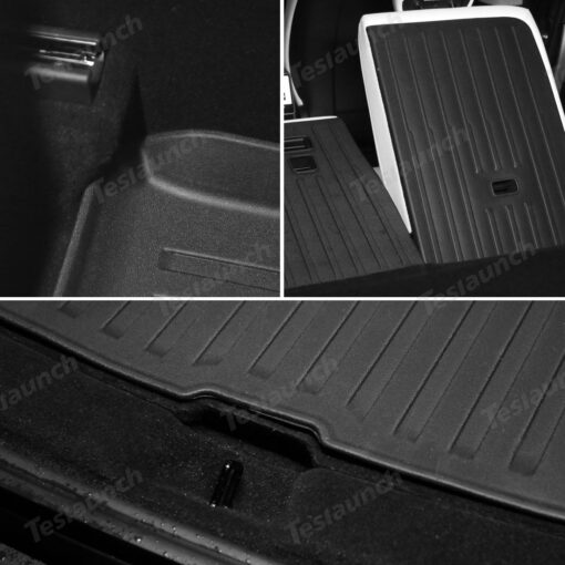 All-Weather TPE Floor Mats & Cargo Liners Set for Tesla Model Y Juniper 2025+ - Image 6