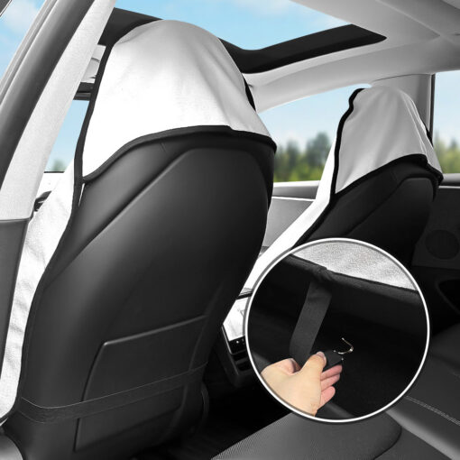 Machine Washable Waterproof Towel Seat Cover Protector - Fits All Cars - Image 2