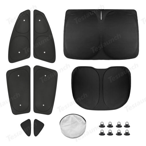 Privacy & Thermal Insulation Sunshade Curtains for Tesla Model Y Juniper 2025+ - Image 10