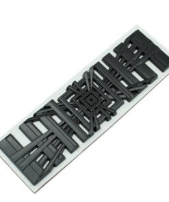 Plaid SpaceBalls Tribute for Tesla, Die-Cast Aluminum Badge Trunk Emblem - For All Tesla Models