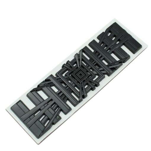 Plaid SpaceBalls Tribute for Tesla, Die-Cast Aluminum Badge Trunk Emblem - For All Tesla Models