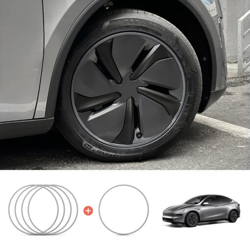 19'' Crossflow Aluminum Alloy Wheel Rim Protectors for Tesla Model Y Juniper 2025+ - Image 28