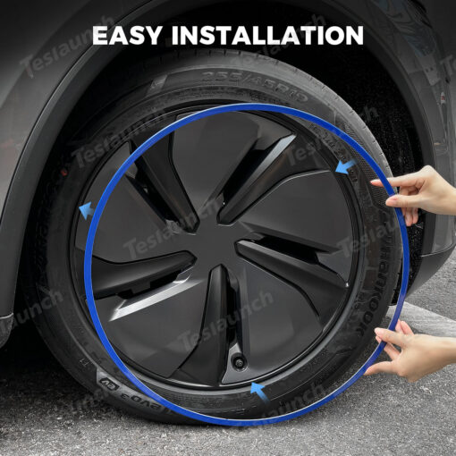 19'' Crossflow Aluminum Alloy Wheel Rim Protectors for Tesla Model Y Juniper 2025+ - Image 5