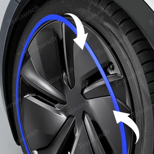19'' Crossflow Aluminum Alloy Wheel Rim Protectors for Tesla Model Y Juniper 2025+ - Image 6
