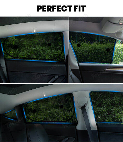 Model Y Mesh Side Window Sunshade - Whole Car Sun Visor (2020-2025) - Image 9