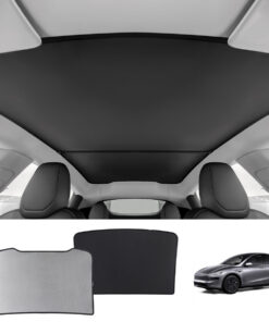 Split Nano Ice Crystal Glass Roof Sunshade for Tesla Model Y Juniper 2025+