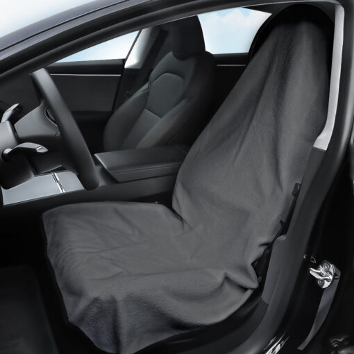 Machine Washable Waterproof Towel Seat Cover Protector - Fits All Cars - Image 14