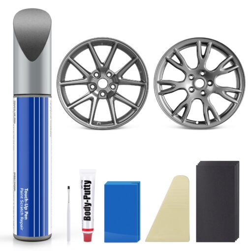 Wheel Rim Touch Up Paint Kit for Tesla Model 3/Y/S/X - DIY Curb Rash Repair with Color-Matched Paint - Image 8