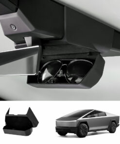 Behind Rearview Mirror Hidden Sunglasses Holder Organizer for Tesla Cybertruck