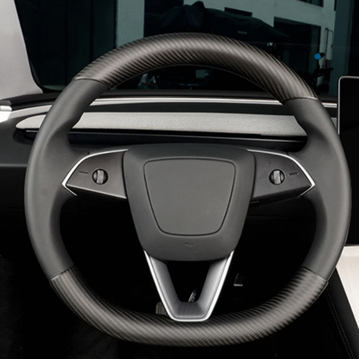 [Real Carbon Fiber] Steering Wheel Caps Cover for Tesla Model Y Juniper 2025+ - Image 6