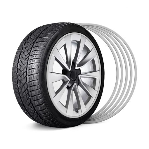 Black Aluminum Alloy Wheel Rim Protector- Fits All Cars - Image 10