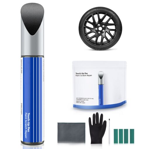 Wheel Rims Touch Up Paint Kit for Tesla Model 3/Y/S/X - DIY Curb Rash Repair with Color-matched Touch Up Paint - Image 5