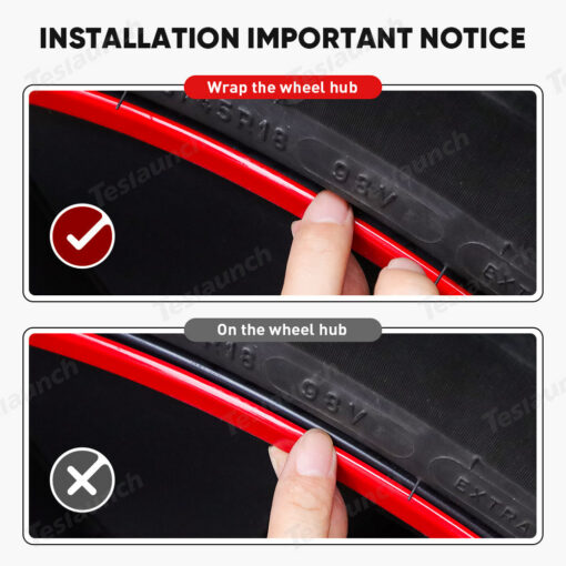 Aluminum Alloy Wheel Rim Protector- Fits All Cars (4pcs） - Image 7