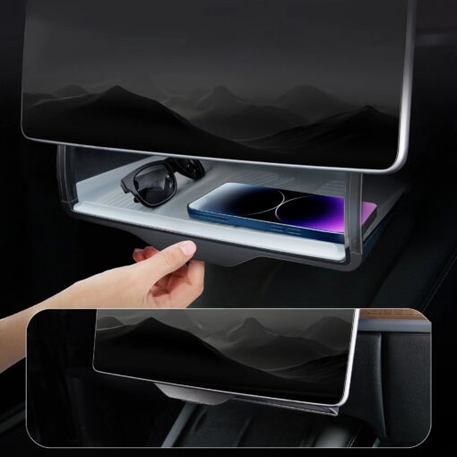 Model 3/Y Hidden Foldable Central Control Screen Lower Storage Box for Tesla - Image 20