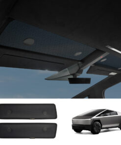 Upper Front Windshield Sunshade Mesh Sun Visor for Cybertruck (2 Pcs)