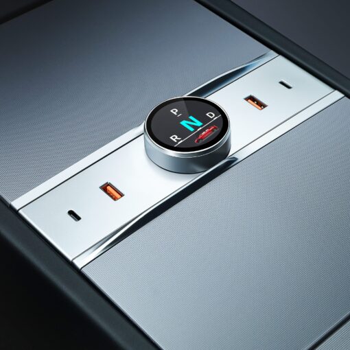 Smart Rotating Gear Shift Dock USB Hub for Tesla Model Y Juniper 2025+ - Image 8