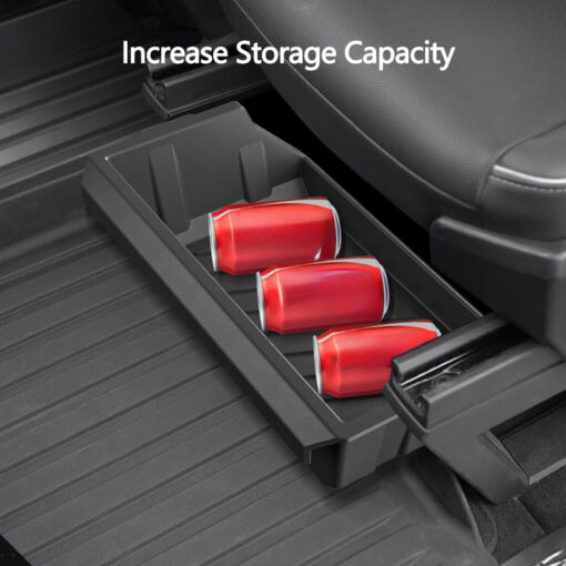 Front Under Seat Hidden Storage Box for Tesla Cybertruck - Image 3