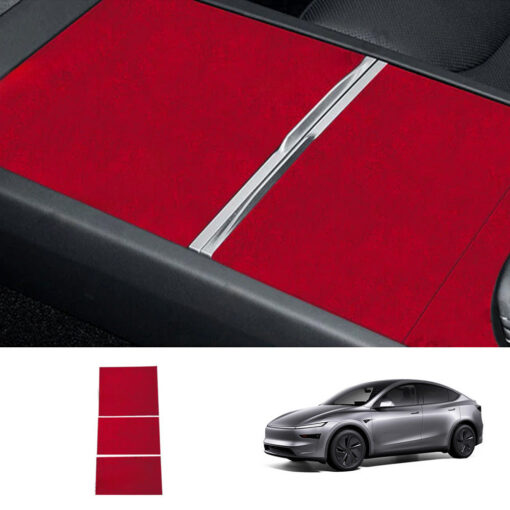 Alcantara Center Console Sticker Cover for Tesla Model Y Juniper 2025+ - Image 7