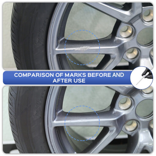 Wheel Rim Touch Up Paint Kit for Tesla Model 3/Y/S/X - DIY Curb Rash Repair with Color-Matched Paint - Image 2