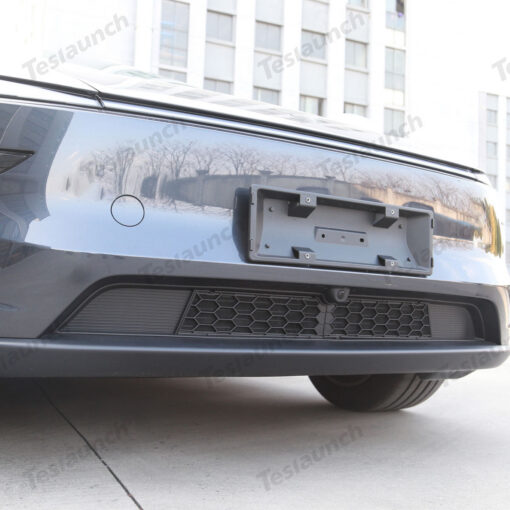 Split Front Bumper Protective Mesh Grill Panel for Tesla Model Y Juniper 2025+ - Image 2