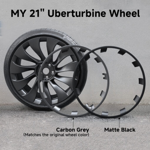 Model Y Rim Protector For 21'' Uberturbine and 20'' Induction Wheel Ultimate Protection Refreshed Wheels(4 Pack) - Image 3