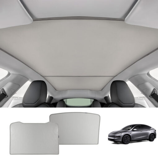 Split Nano Ice Crystal Glass Roof Sunshade for Tesla Model Y Juniper 2025+ - Image 10