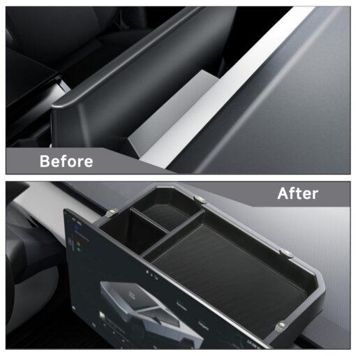 Center Console Behind Screen Storage Box for Cybertruck - Image 2