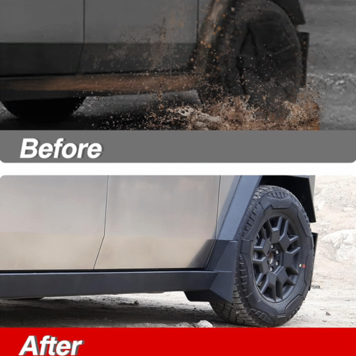 TPE Mud Flaps Front Rear Mudguard Kit OEM Fender for Cybertruck (4 Pcs) - Image 4