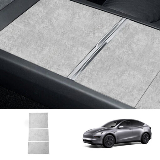 Alcantara Center Console Sticker Cover for Tesla Model Y Juniper 2025+ - Image 8