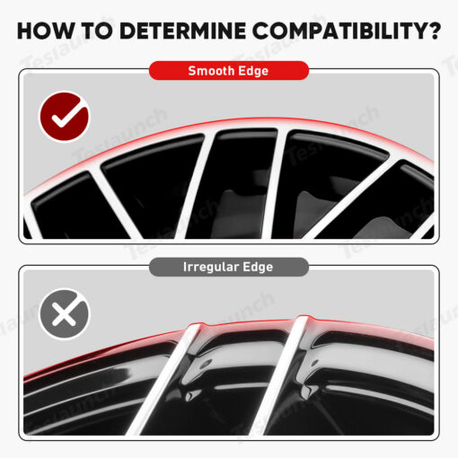 Red Aluminum Alloy Wheel Rim Protector- Fits All Cars - Image 3